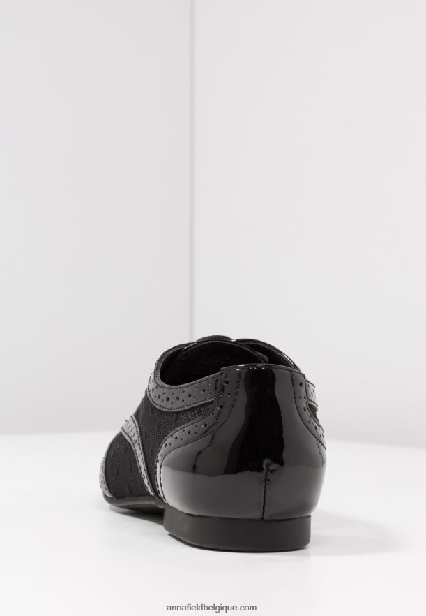 femmes chaussures à lacets noires Anna FieldNHH26B1853