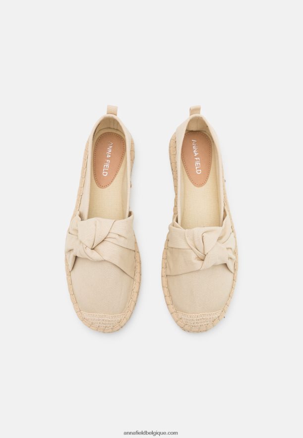 femmes espadrilles beiges Anna FieldNHH26B1843