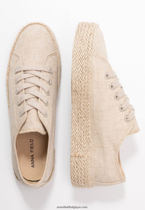 femmes espadrilles beiges Anna FieldNHH26B1847