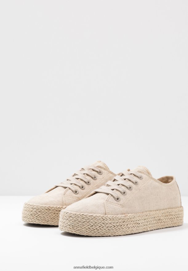 femmes espadrilles beiges Anna FieldNHH26B1847