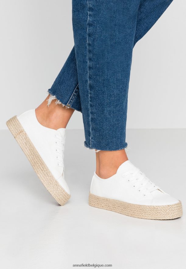 femmes espadrilles blanches Anna FieldNHH26B1833
