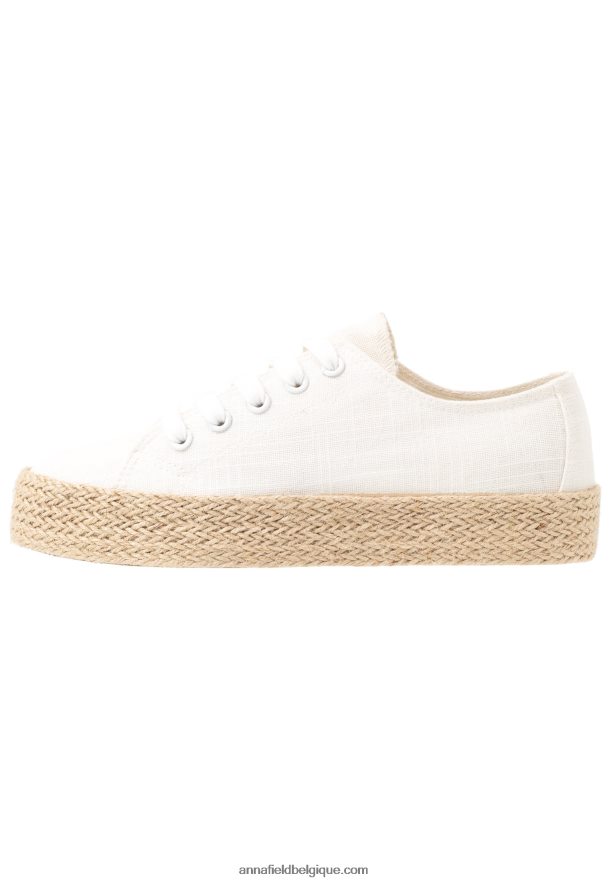 femmes espadrilles blanches Anna FieldNHH26B1833