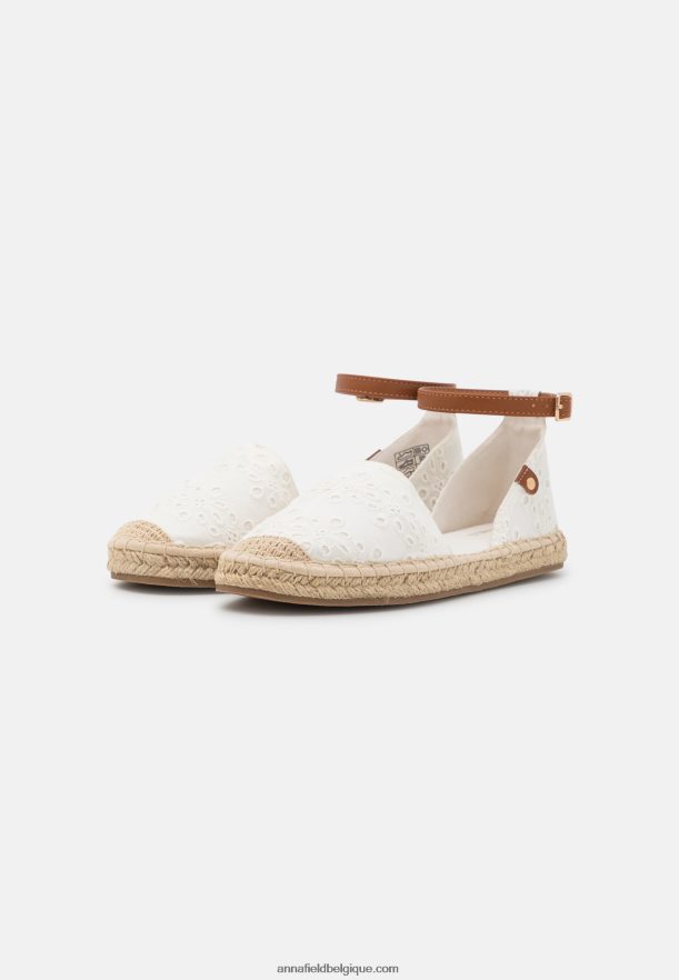 femmes espadrilles blanches Anna FieldNHH26B1835