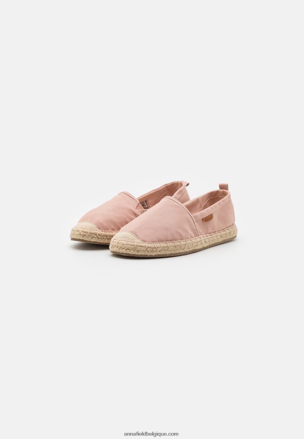 femmes espadrilles couleur or rose Anna FieldNHH26B1838