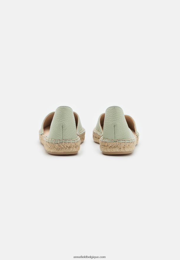 femmes espadrilles en cuir menthe Anna FieldNHH26B1846