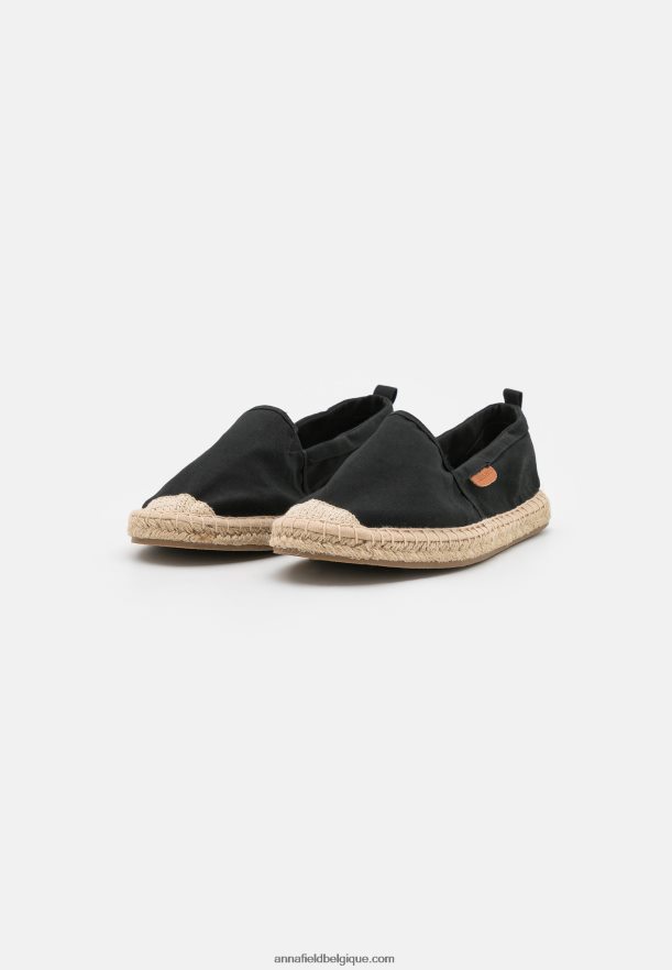 femmes espadrilles noires Anna FieldNHH26B1842