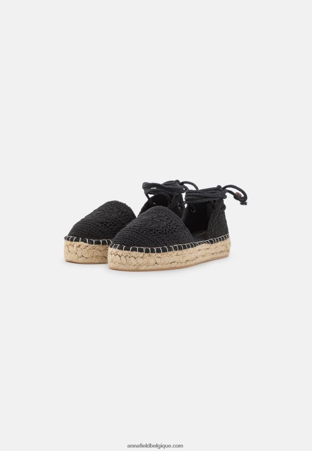 femmes espadrilles noires Anna FieldNHH26B1844