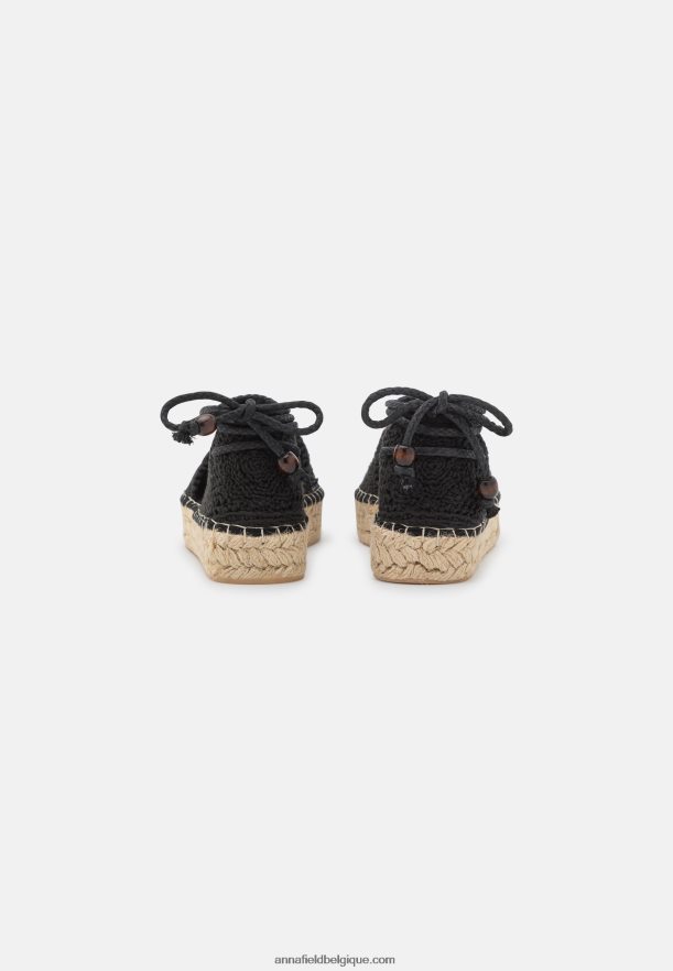 femmes espadrilles noires Anna FieldNHH26B1844