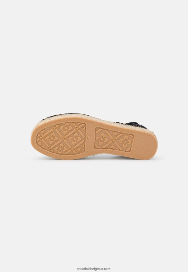 femmes espadrilles noires Anna FieldNHH26B1844