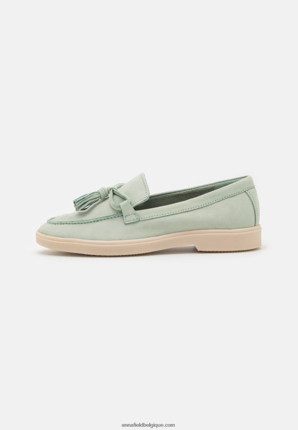 femmes sans lacets en cuir menthe Anna FieldNHH26B1818