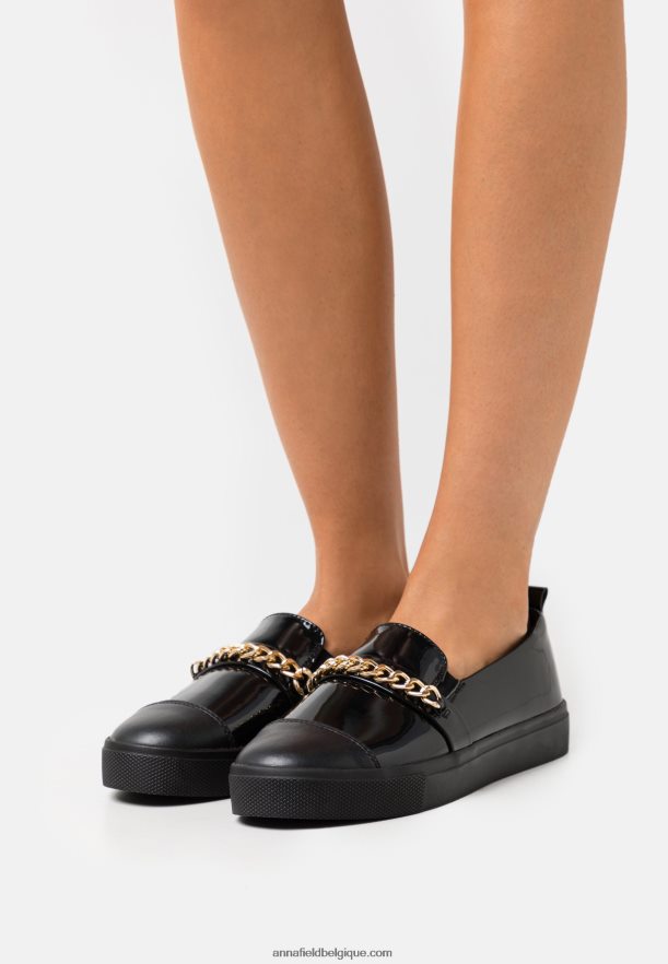 femmes slip-on noir Anna FieldNHH26B1786