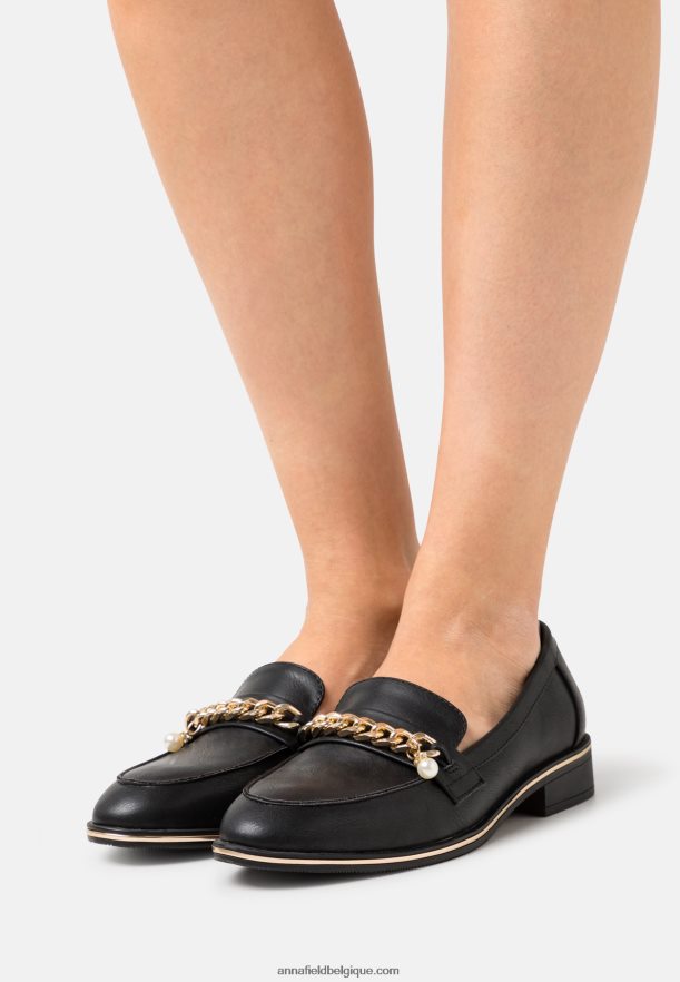 femmes slip-on noir Anna FieldNHH26B1801