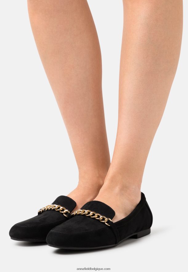 femmes slip-on noir Anna FieldNHH26B1804
