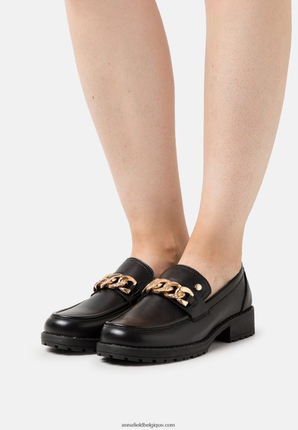 femmes slip-on noir Anna FieldNHH26B1832