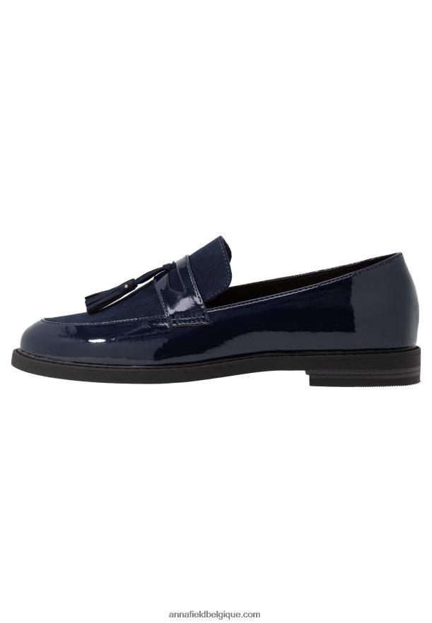 femmes slip-ons bleu foncé Anna FieldNHH26B1830