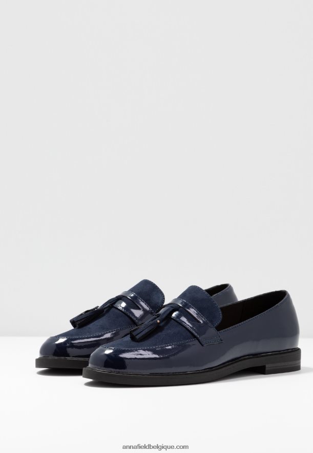 femmes slip-ons bleu foncé Anna FieldNHH26B1830