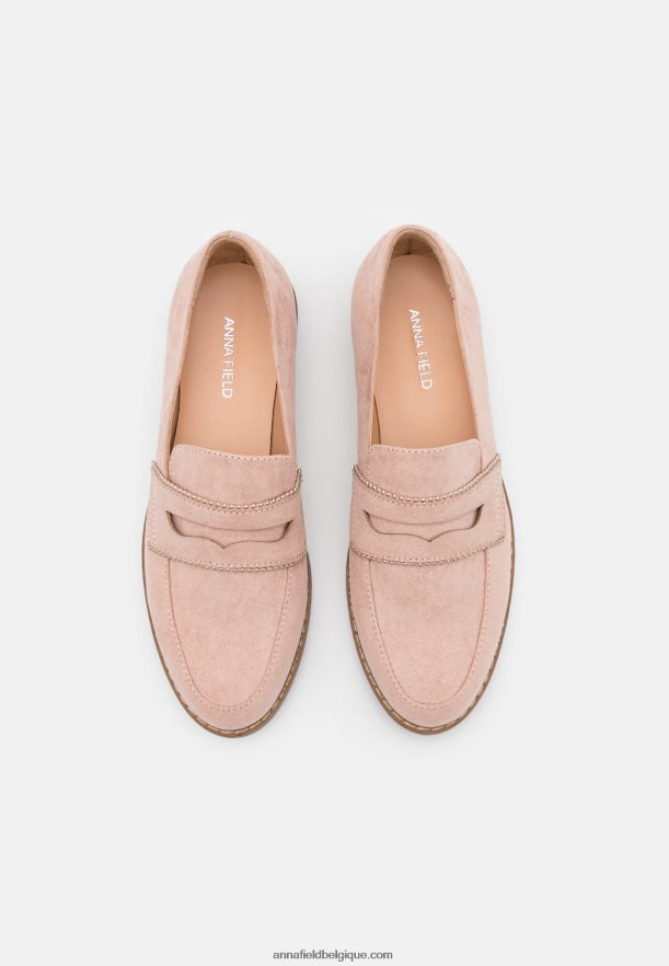 femmes slip-ons or rose Anna FieldNHH26B1789