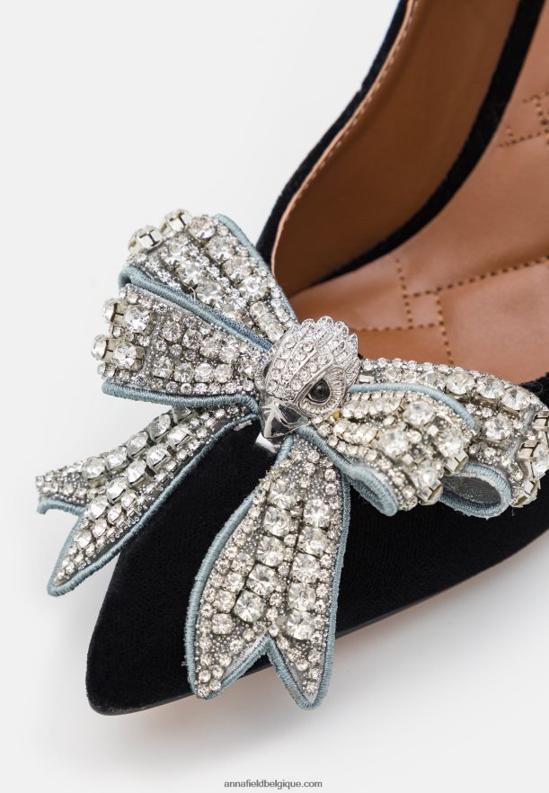 femmes belgravia nœud talons classiques noir Anna FieldNHH26B1761