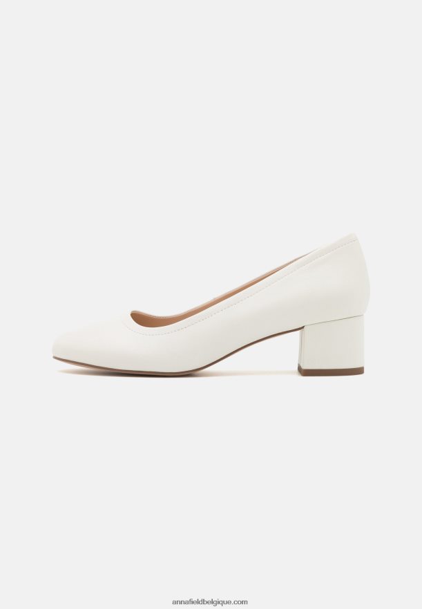femmes cuir confort talons classiques blanc Anna FieldNHH26B1651