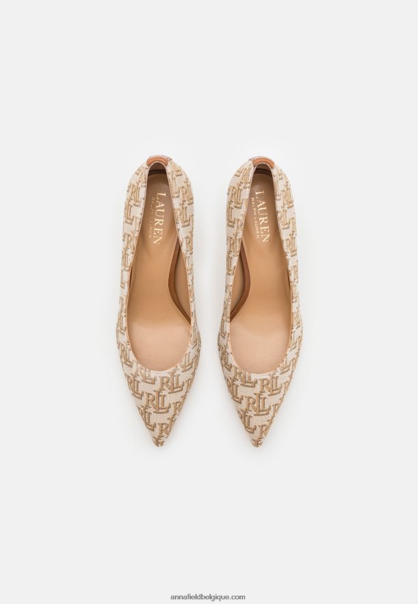 femmes lanette bout fermé talons classiques kaki Anna FieldNHH26B1715