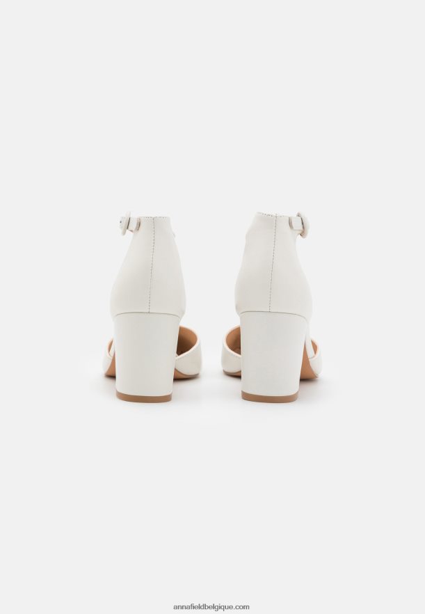 femmes talons classiques en cuir blanc Anna FieldNHH26B1661