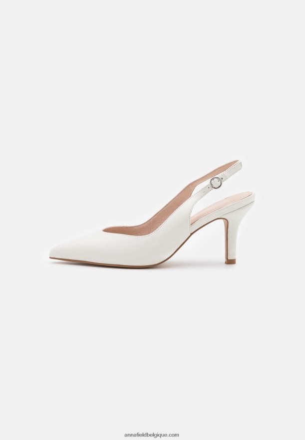 femmes talons classiques en cuir blanc Anna FieldNHH26B1696