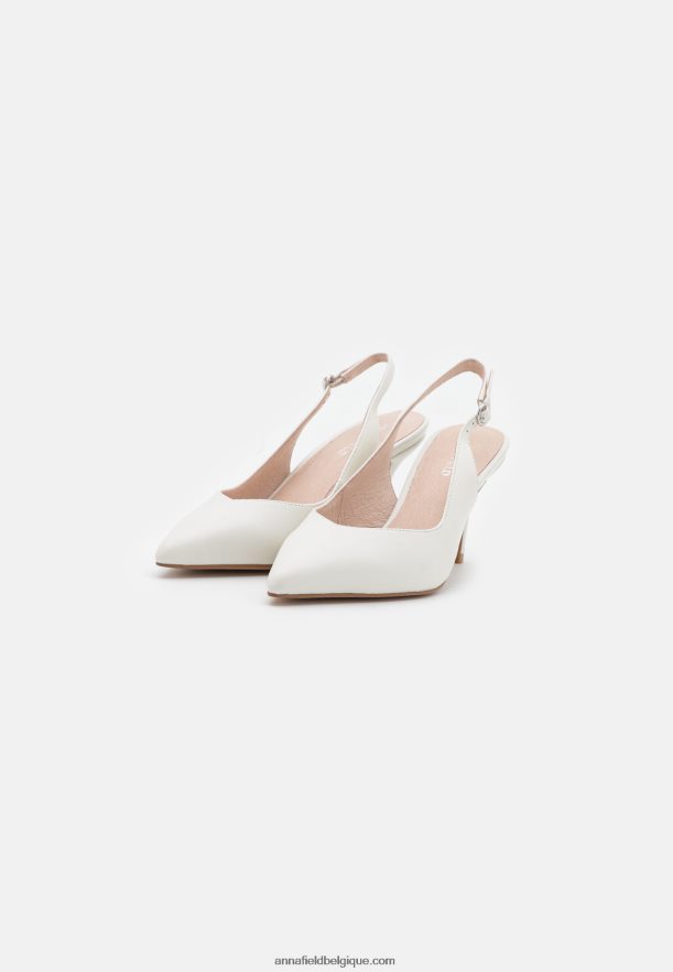 femmes talons classiques en cuir blanc Anna FieldNHH26B1696