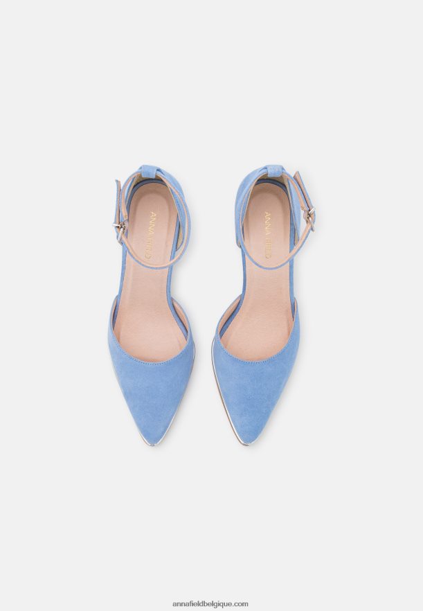 femmes talons classiques en cuir bleu clair Anna FieldNHH26B1607