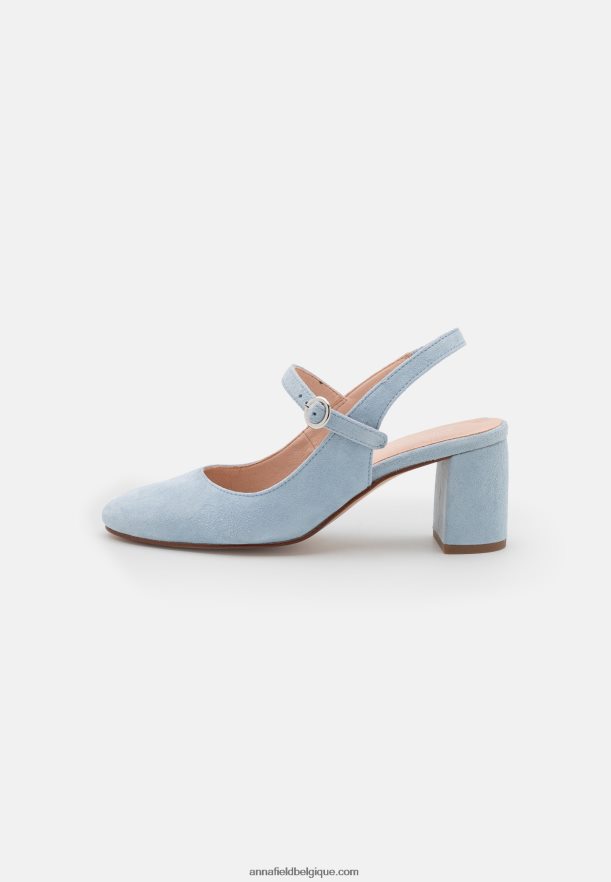 femmes talons classiques en cuir bleu clair Anna FieldNHH26B1659