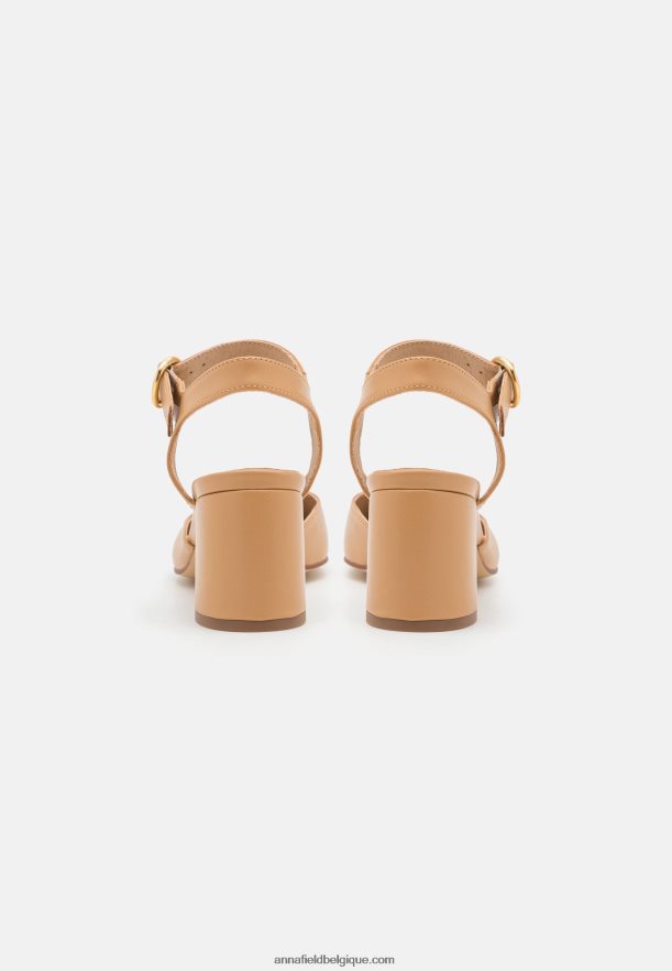 femmes talons classiques en cuir marron clair Anna FieldNHH26B1634