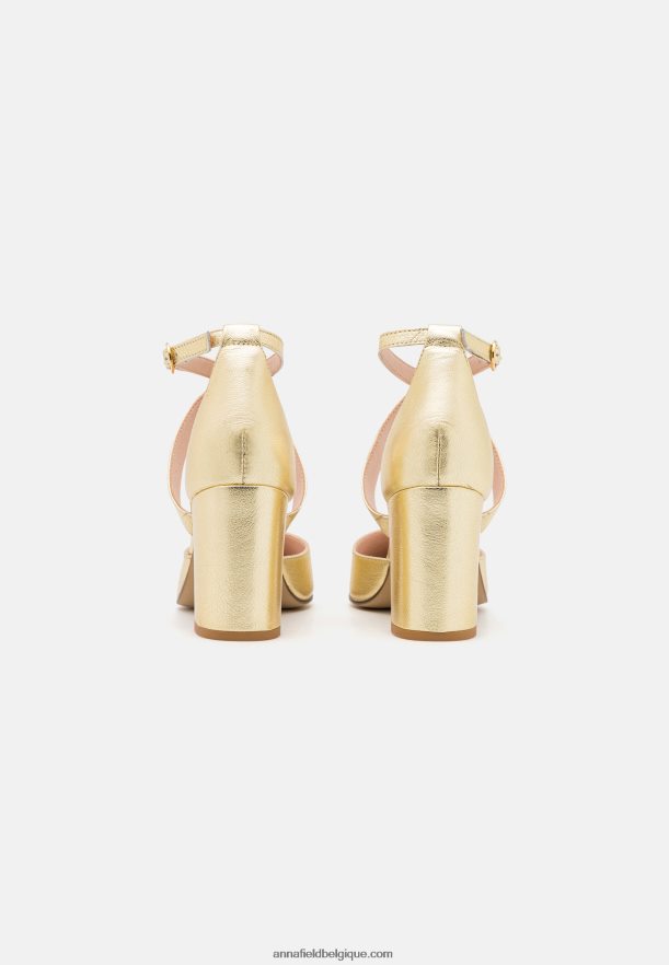 femmes talons classiques en cuir or Anna FieldNHH26B1639