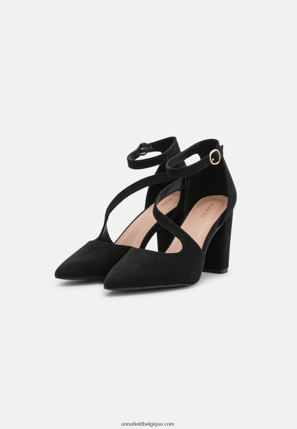 femmes talons classiques noirs Anna FieldNHH26B1603