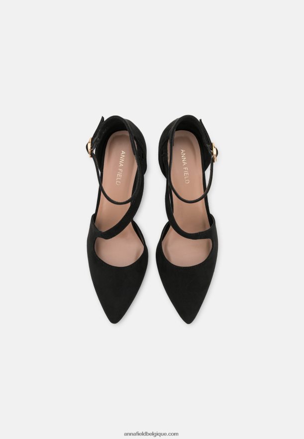 femmes talons classiques noirs Anna FieldNHH26B1603