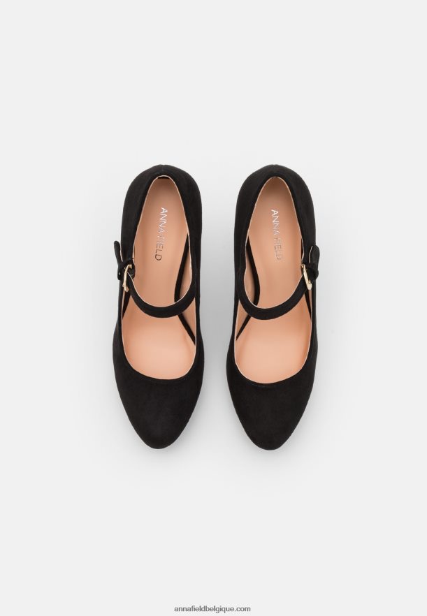 femmes talons classiques noirs Anna FieldNHH26B1619