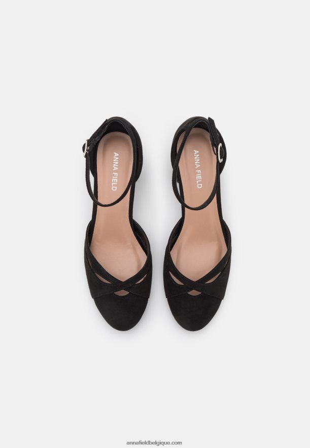 femmes talons classiques noirs Anna FieldNHH26B1622