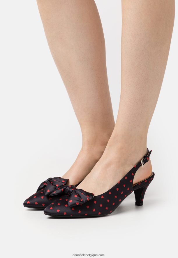 femmes talons classiques noirs Anna FieldNHH26B1650