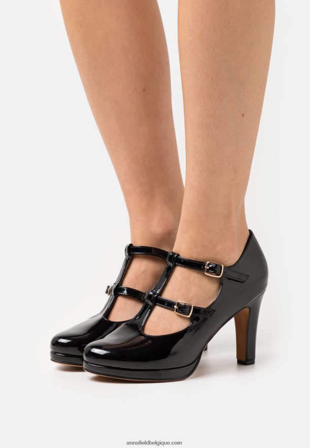 femmes talons classiques noirs Anna FieldNHH26B1657