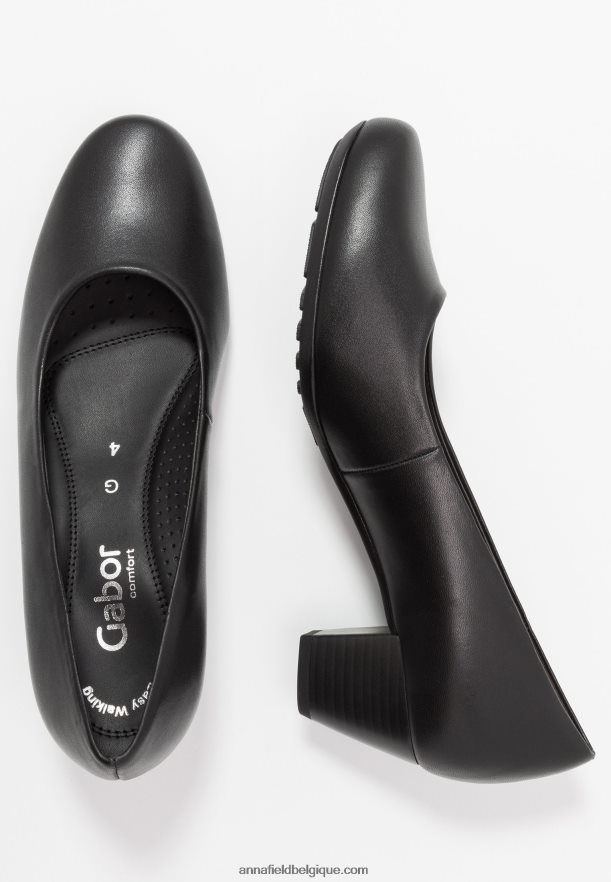 femmes talons classiques noirs Anna FieldNHH26B1733