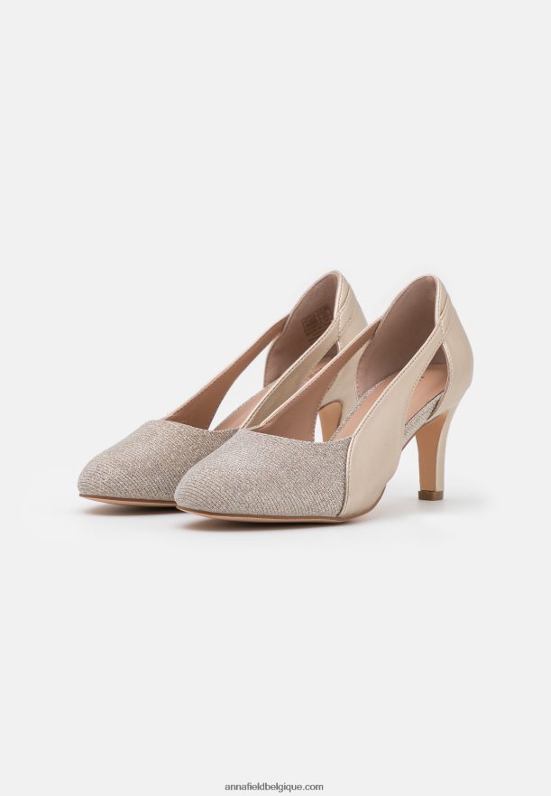 femmes talons classiques or Anna FieldNHH26B1602