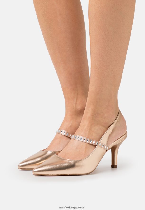 femmes talons classiques or Anna FieldNHH26B1611