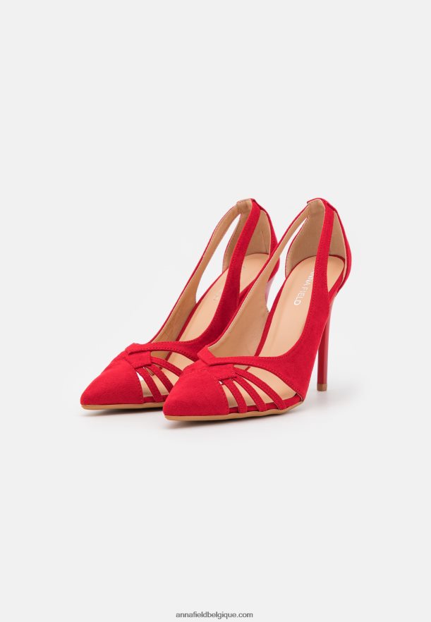 femmes talons classiques rouges Anna FieldNHH26B1604