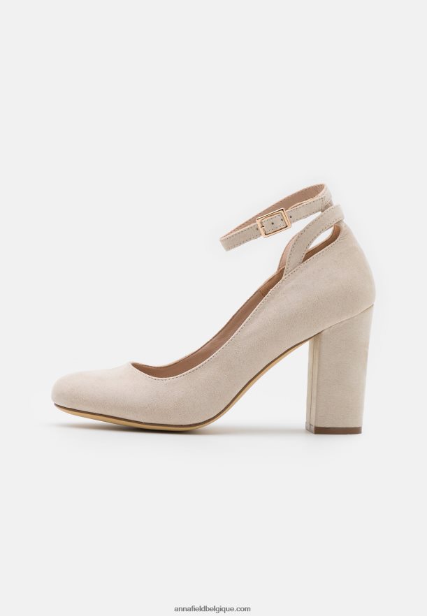 femmes talons classiques taupe Anna FieldNHH26B1643