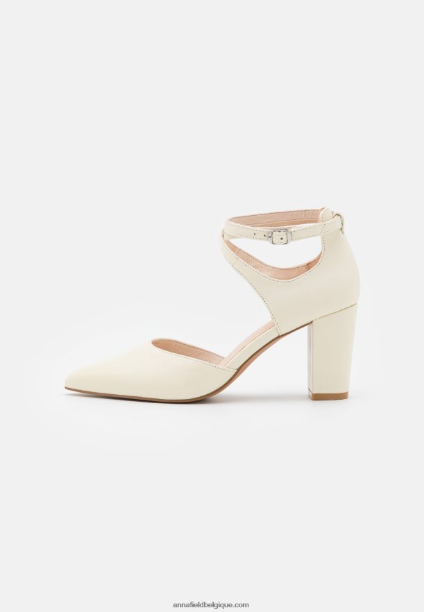 femmes talons hauts en cuir blanc Anna FieldNHH26B1635