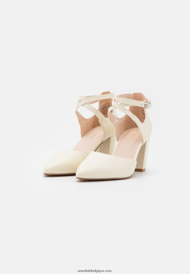femmes talons hauts en cuir blanc Anna FieldNHH26B1635