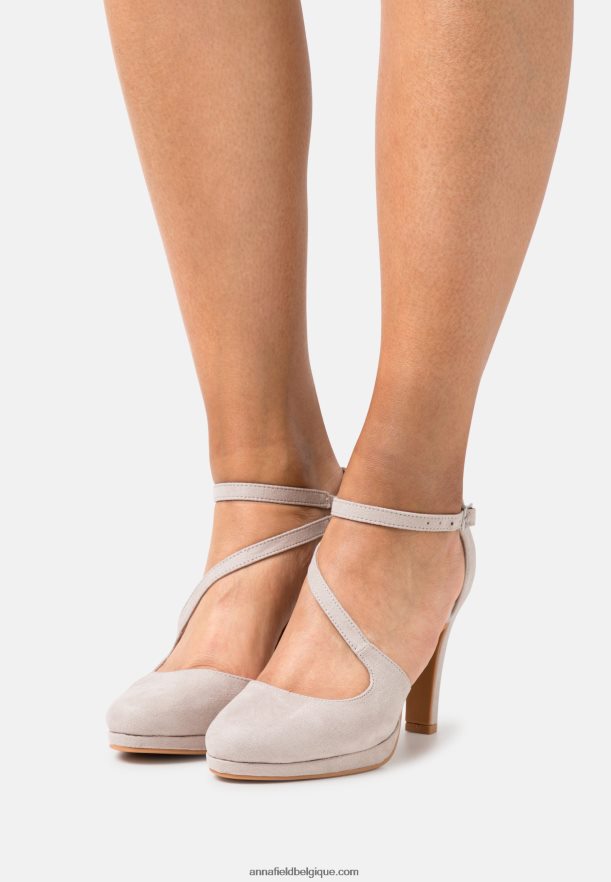 femmes talons hauts gris clair Anna FieldNHH26B1726