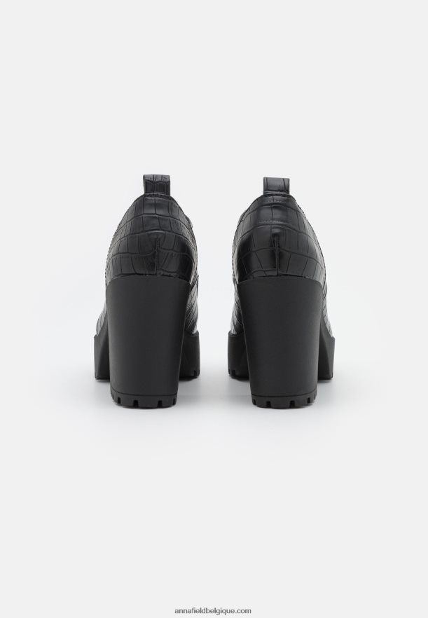 femmes talons à lacets noirs Anna FieldNHH26B1746