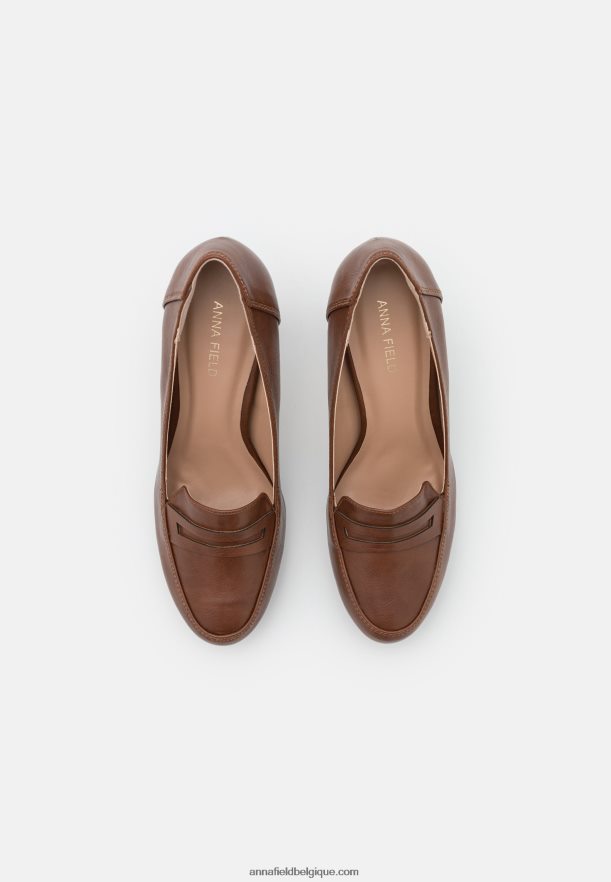 femmes talons plateforme cognac Anna FieldNHH26B1742