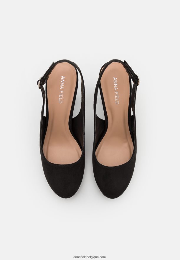 femmes talons plateforme noirs Anna FieldNHH26B1765