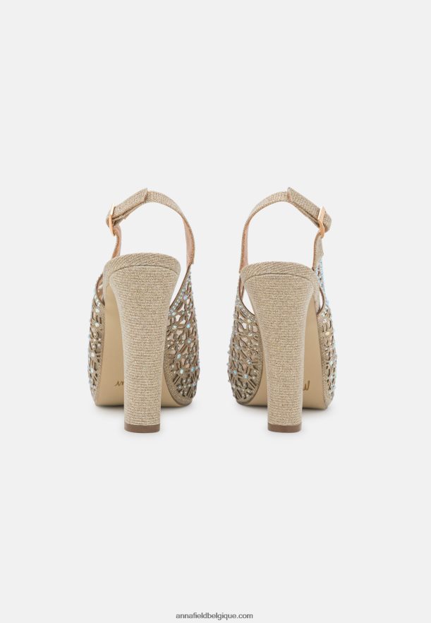 femmes talons plateforme or Anna FieldNHH26B1706