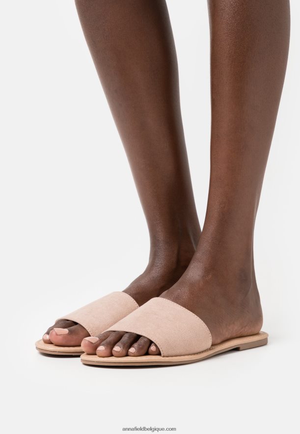 femmes Lot de 2 mules noir/rose clair Anna FieldNHH26B1862